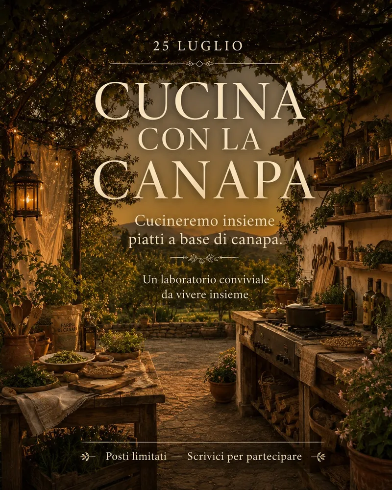 Cucina con la canapa — 25 luglio