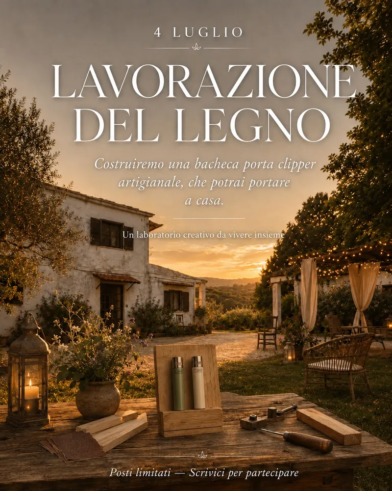 Lavorazione del legno — 4 luglio